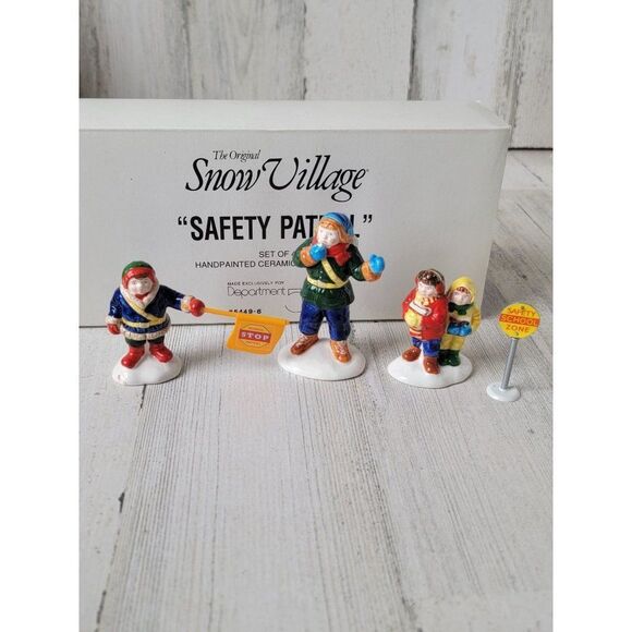 Dept 56 54496 Safety Patrol snow village accessory Xmas - Picture 1 of 7